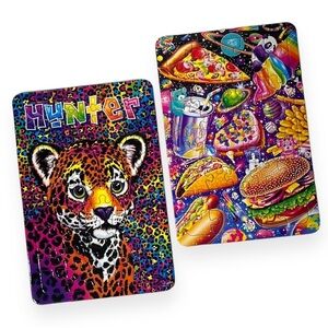 Lisa Frank Jigsaw Mini Puzzle LEOPARD Junk Food KITTEN Puppy Dog Bears Lot of 2